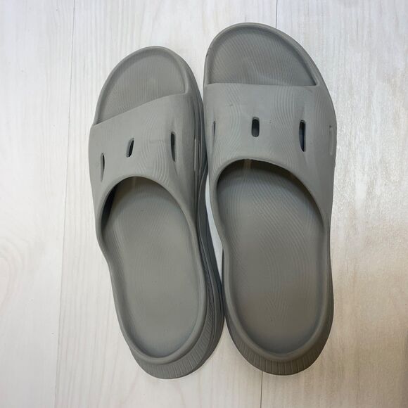 HOKA ONE ONE MENS ORA RECOVERY SLIDE SANDALS GRAY SIZE 10 - Picture 10 of 10